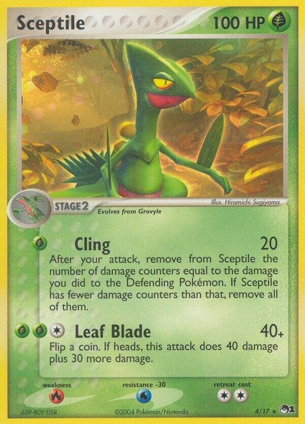 Sceptile 004/017 Holofoil POP Series 1 Sceptile 004/017 Holofoil POP Series 1