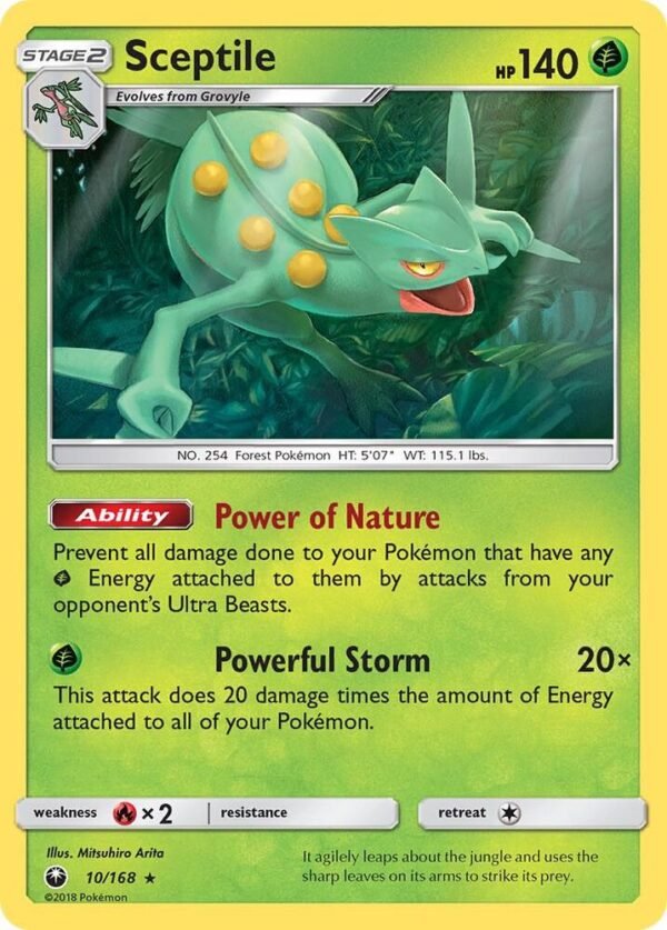 Sceptile 10/168 Normal SM – Celestial Storm