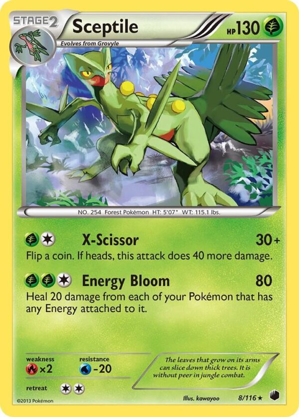 Sceptile 8/116 Holofoil Plasma Freeze