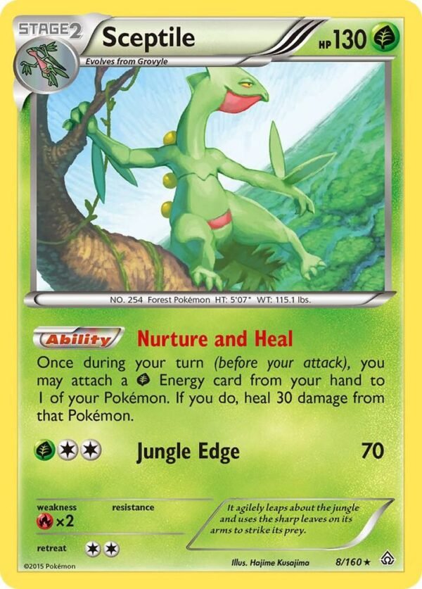 Sceptile 8/160 Reverse Holofoil XY – Primal Clash Sceptile 8/160 Reverse Holofoil XY – Primal Clash