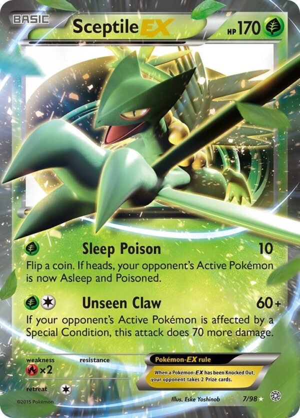 Sceptile EX 7/98 Holofoil XY – Ancient Origins