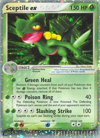 Sceptile ex 93/95 Holofoil Team Magma vs Team Aqua Sceptile ex 93/95 Holofoil Team Magma vs Team Aqua