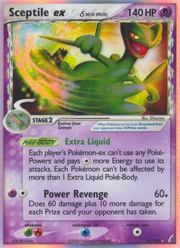 Sceptile ex (Delta Species) 96/100 Holofoil Crystal Guardians