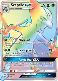 Sceptile GX (Secret) | 216/214 | Holofoil | SM - Lost Thunder