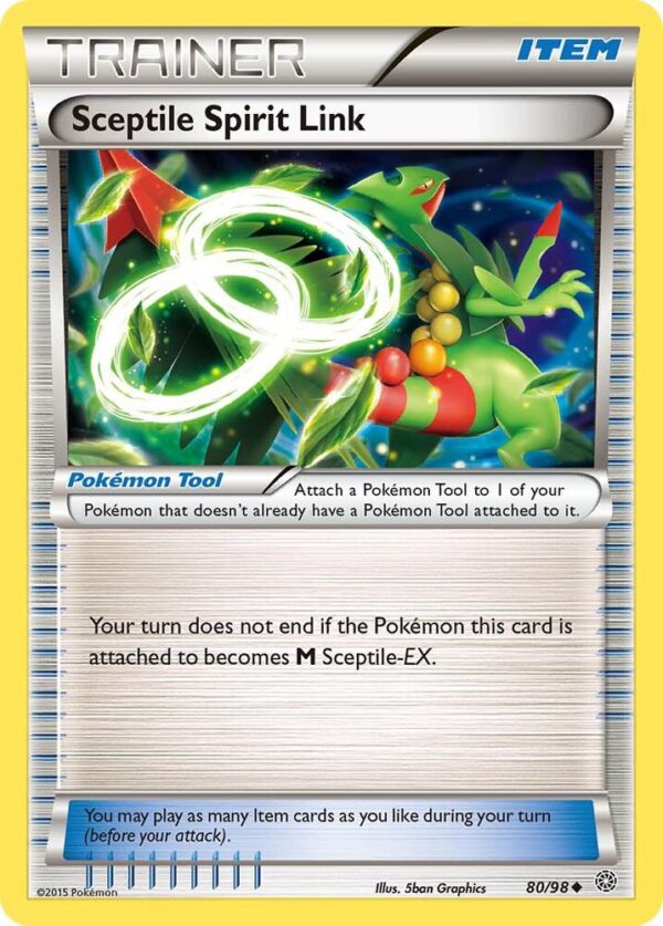 Sceptile Spirit Link 80/98 Reverse Holofoil XY – Ancient Origins Sceptile Spirit Link 80/98 Reverse Holofoil XY – Ancient Origins