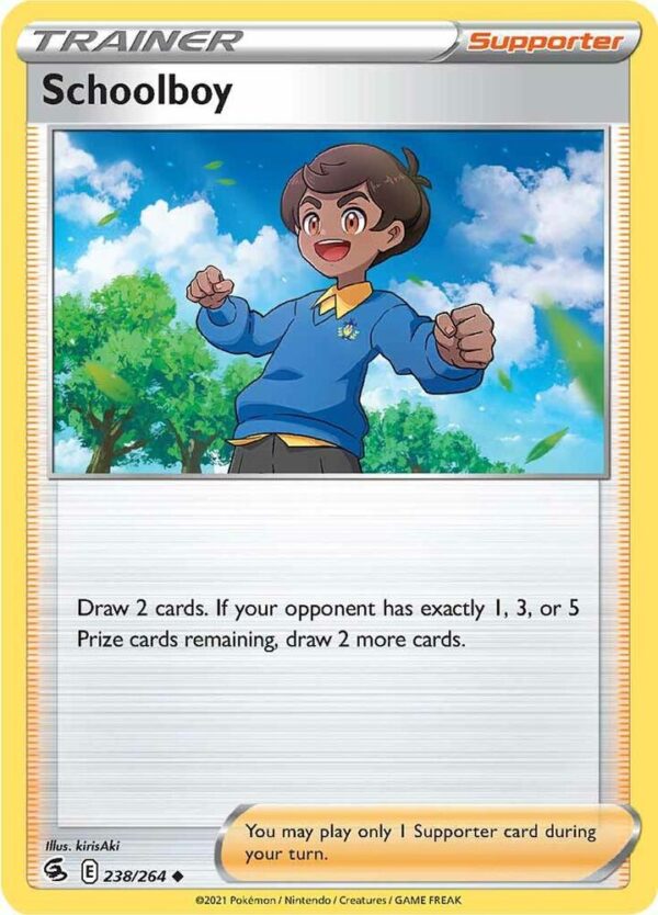 Schoolboy 238/264 Normal SWSH08: Fusion Strike
