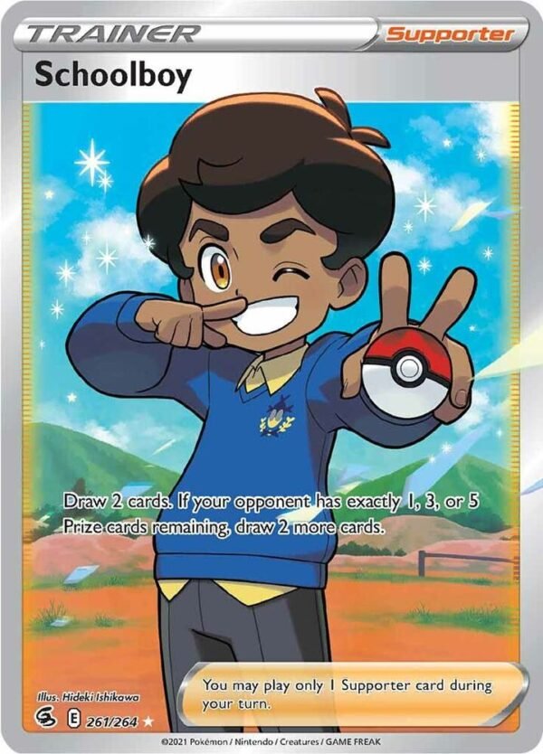 Schoolboy (Full Art) 261/264 Holofoil SWSH08: Fusion Strike