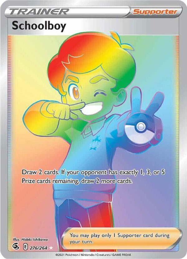 Schoolboy (Secret) 276/264 Holofoil SWSH08: Fusion Strike
