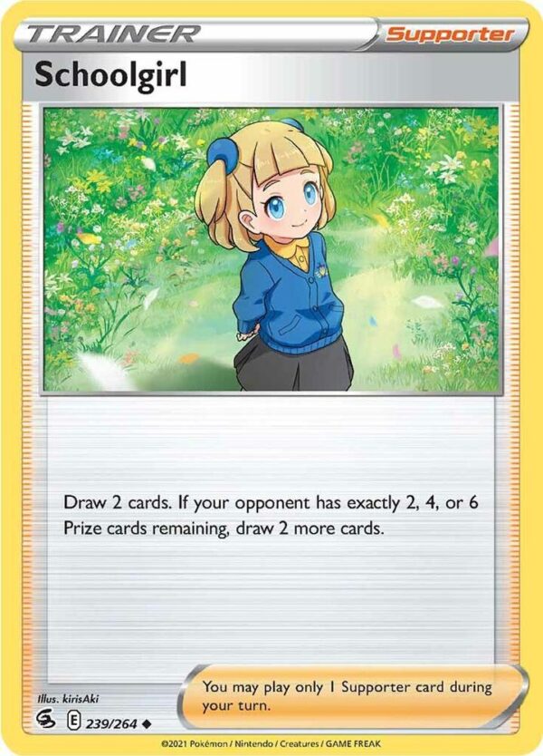 Schoolgirl 239/264 Normal SWSH08: Fusion Strike Schoolgirl 239/264 Normal SWSH08: Fusion Strike