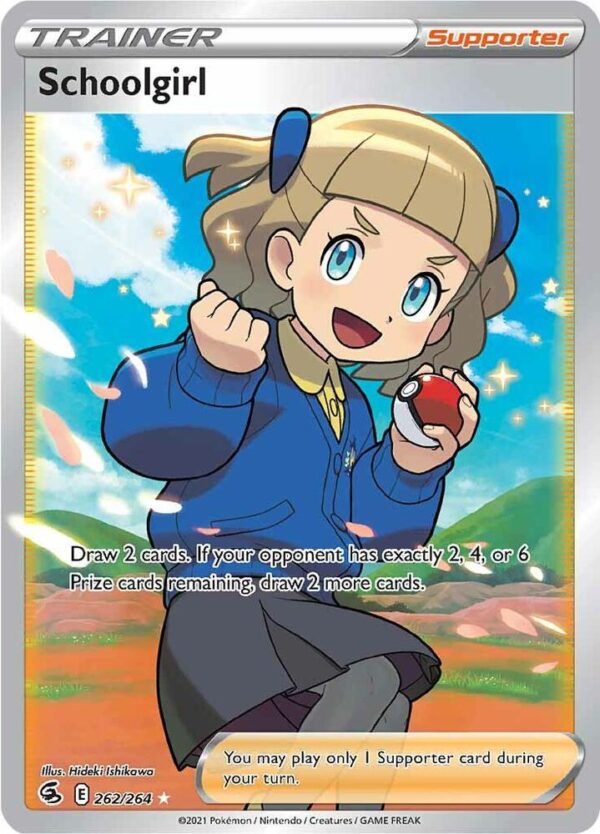 Schoolgirl (Full Art) 262/264 Holofoil SWSH08: Fusion Strike