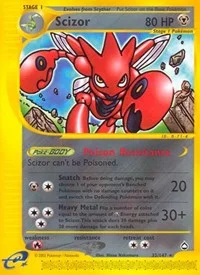 Scizor | 032/147 | Reverse Holofoil | Aquapolis