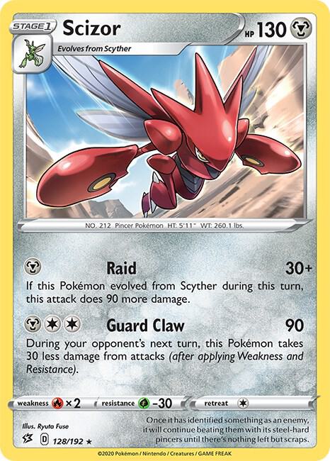 Scizor 128/192 Normal SWSH02: Rebel Clash