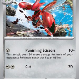 Scizor 141/197 Holofoil SV03: Obsidian Flames Scizor 141/197 Holofoil SV03: Obsidian Flames