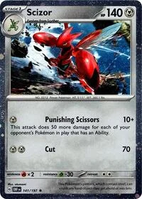Scizor | 141/197 (Cosmos Holo) | Holofoil | Miscellaneous Cards & Products