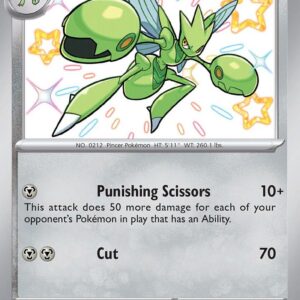 Scizor 191/091 Holofoil SV: Paldean Fates Scizor 191/091 Holofoil SV: Paldean Fates