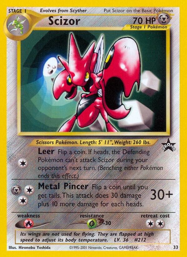 Scizor 33/53 Normal WoTC Promo