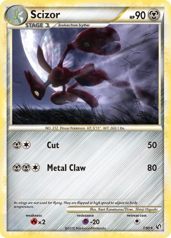 Scizor 7/90 Holofoil Undaunted