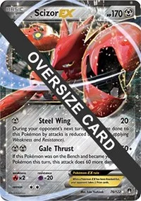 Scizor EX | 76/122 | 076/122 | Holofoil | Jumbo Cards