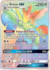 Scizor GX (Secret) | 175/168 | Holofoil | SM - Celestial Storm