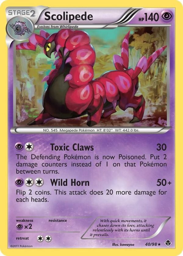 Scolipede 40/98 Normal Emerging Powers Scolipede 40/98 Normal Emerging Powers