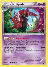 Scolipede | 74/149 | Holofoil | Boundaries Crossed