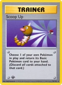 Scoop Up | 078/102 | Unlimited | Base Set (Shadowless)