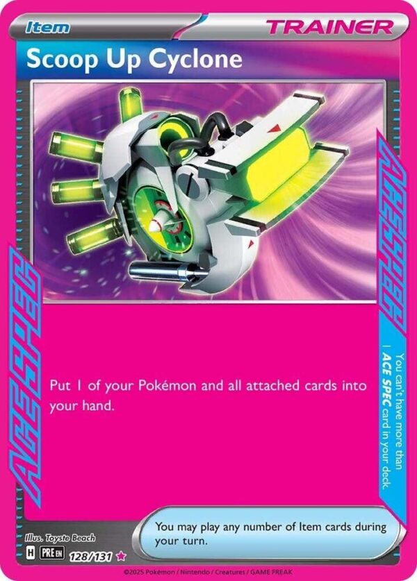Scoop Up Cyclone 128/131 Holofoil SV: Prismatic Evolutions