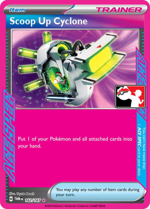 Scoop Up Cyclone 162/167 Holofoil Prize Pack Series Cards