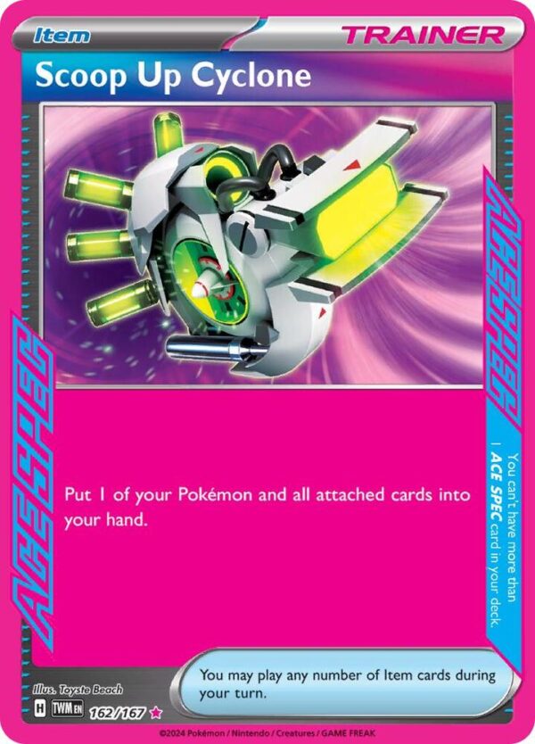 Scoop Up Cyclone 162/167 Holofoil SV06: Twilight Masquerade Scoop Up Cyclone 162/167 Holofoil SV06: Twilight Masquerade