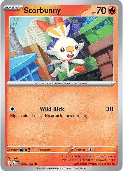 Scorbunny 026/132 Normal ME01: Mega Evolution
