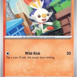 Scorbunny 026/132 Reverse Holofoil ME01: Mega Evolution