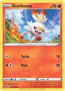 Scorbunny 031/202 (Premium Collection) Holofoil Miscellaneous Cards & Products