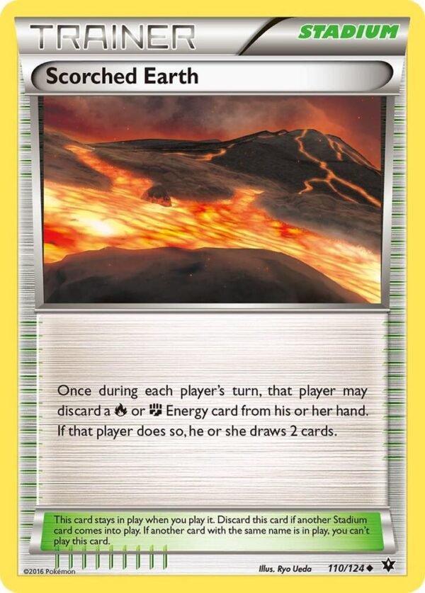 Scorched Earth 110/124 Reverse Holofoil XY – Fates Collide