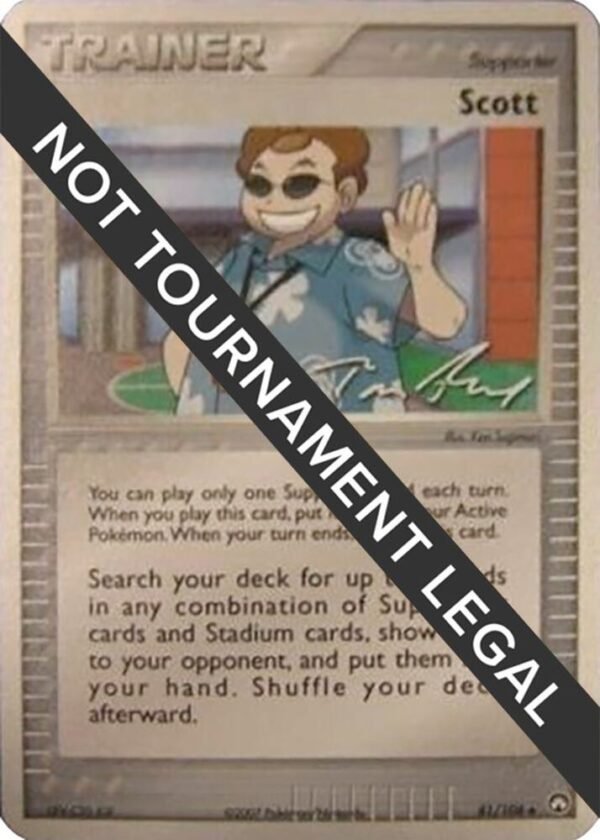 Scott 2007 (Tom Roos) 81/108 Normal World Championship Decks Scott 2007 (Tom Roos) 81/108 Normal World Championship Decks