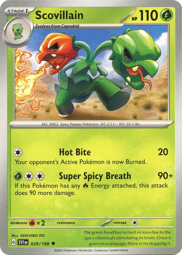 Scovillain 029/198 Reverse Holofoil SV01: Scarlet & Violet Base Set