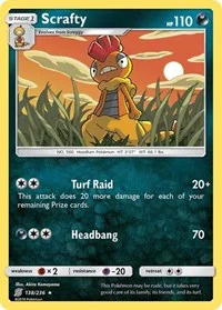 Scrafty | 138/236 | Reverse Holofoil | SM - Unified Minds