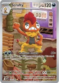 Scrafty | 139/086 | Holofoil | SV: White Flare