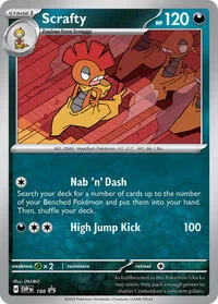 Scrafty | 188 (Cosmos Holo) | Holofoil | SV: Scarlet & Violet Promo Cards