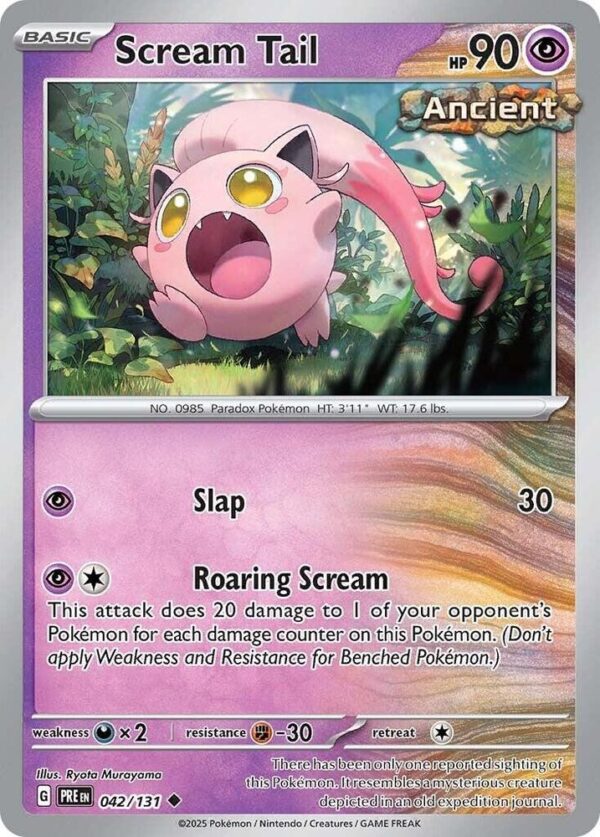 Scream Tail 042/131 Normal SV: Prismatic Evolutions