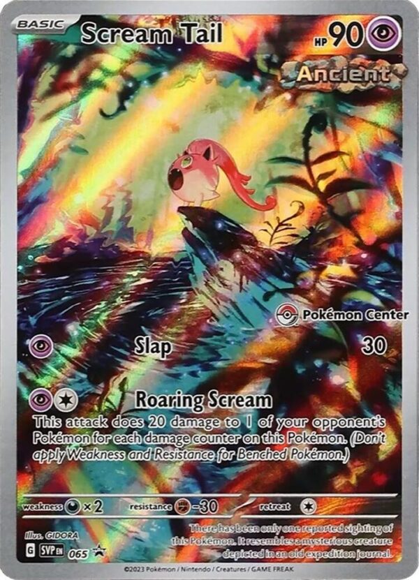 Scream Tail 065 (Pokemon Center Exclusive) Holofoil SV: Scarlet & Violet Promo Cards