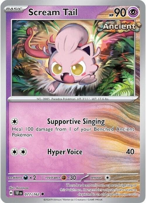 Scream Tail 077/162 Normal SV05: Temporal Forces