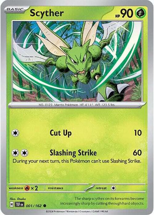 Scyther 001/162 Normal SV05: Temporal Forces