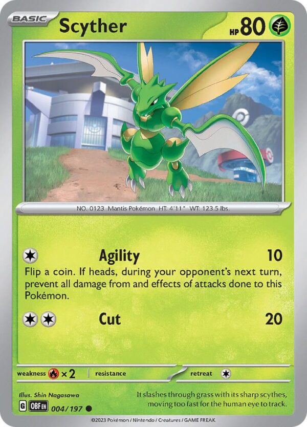 Scyther 004/197 Normal SV03: Obsidian Flames
