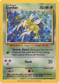 Scyther | 006/034 | Holofoil | Trading Card Game Classic