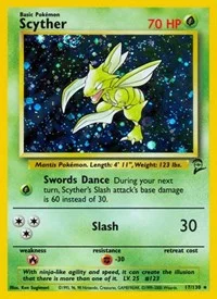 Scyther | 017/130 | Holofoil | Base Set 2
