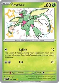 Scyther | 095/091 | Holofoil | SV: Paldean Fates