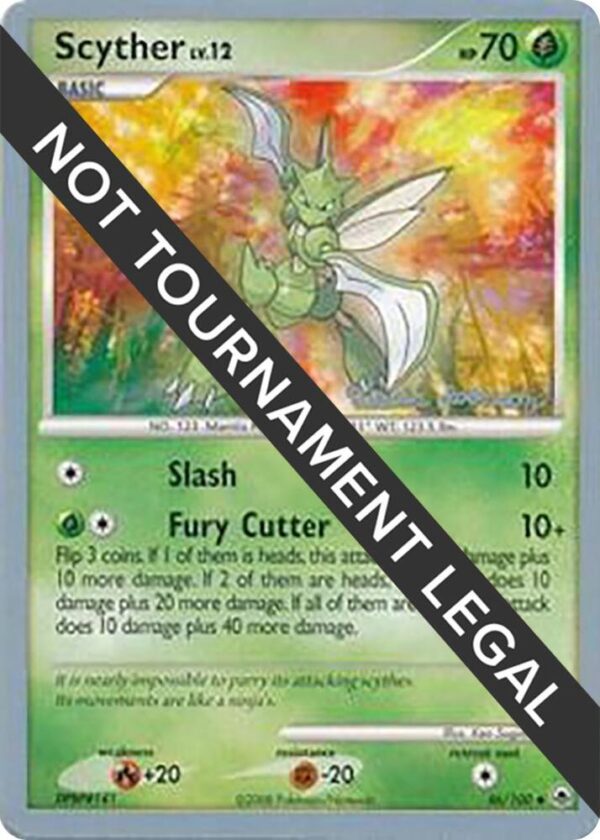 Scyther 2008 (Tristan Robinson) 46/100 Normal World Championship Decks