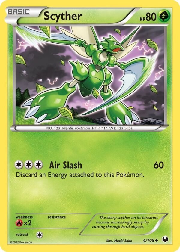 Scyther 4/108 Reverse Holofoil Dark Explorers