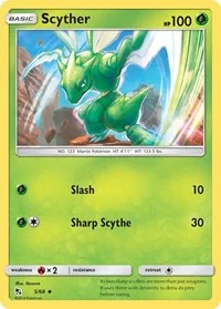 Scyther | 5/68 | Reverse Holofoil | Hidden Fates Scyther | 5/68 | Reverse Holofoil | Hidden Fates