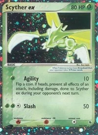 Scyther ex | 102/109 | Holofoil | Ruby and Sapphire